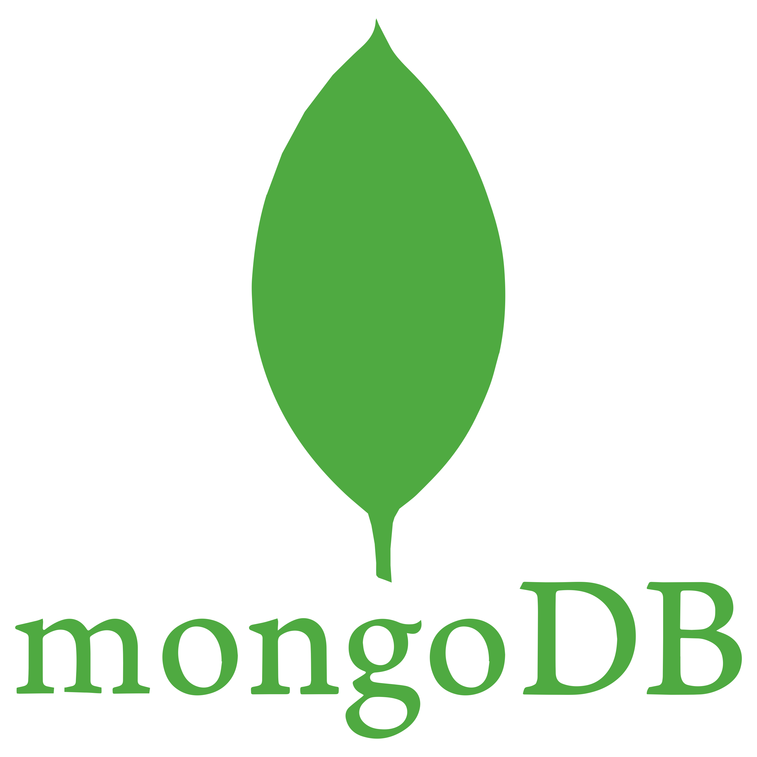 MongoDB logo - NoSQL Database